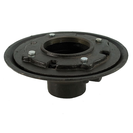 Jones Stephens 3in. No Hub Heavy Duty Drain Body with 10-1/2in. Pan - 3-1/2in. Height D80097
